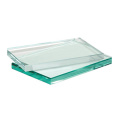 10mm 12mm 15mm thick low iron super clear ultra clear tempered glass for shop front balustrade skylight with good polish